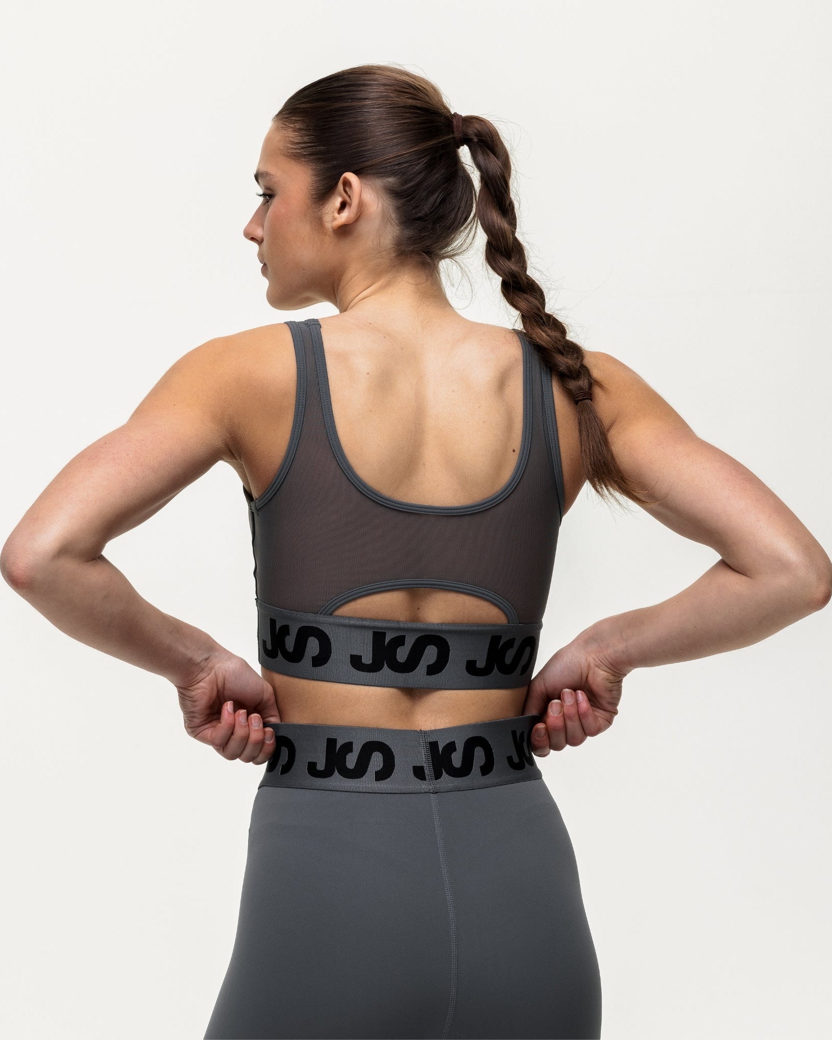 Airflow Medium Support Bra - Slate/Black