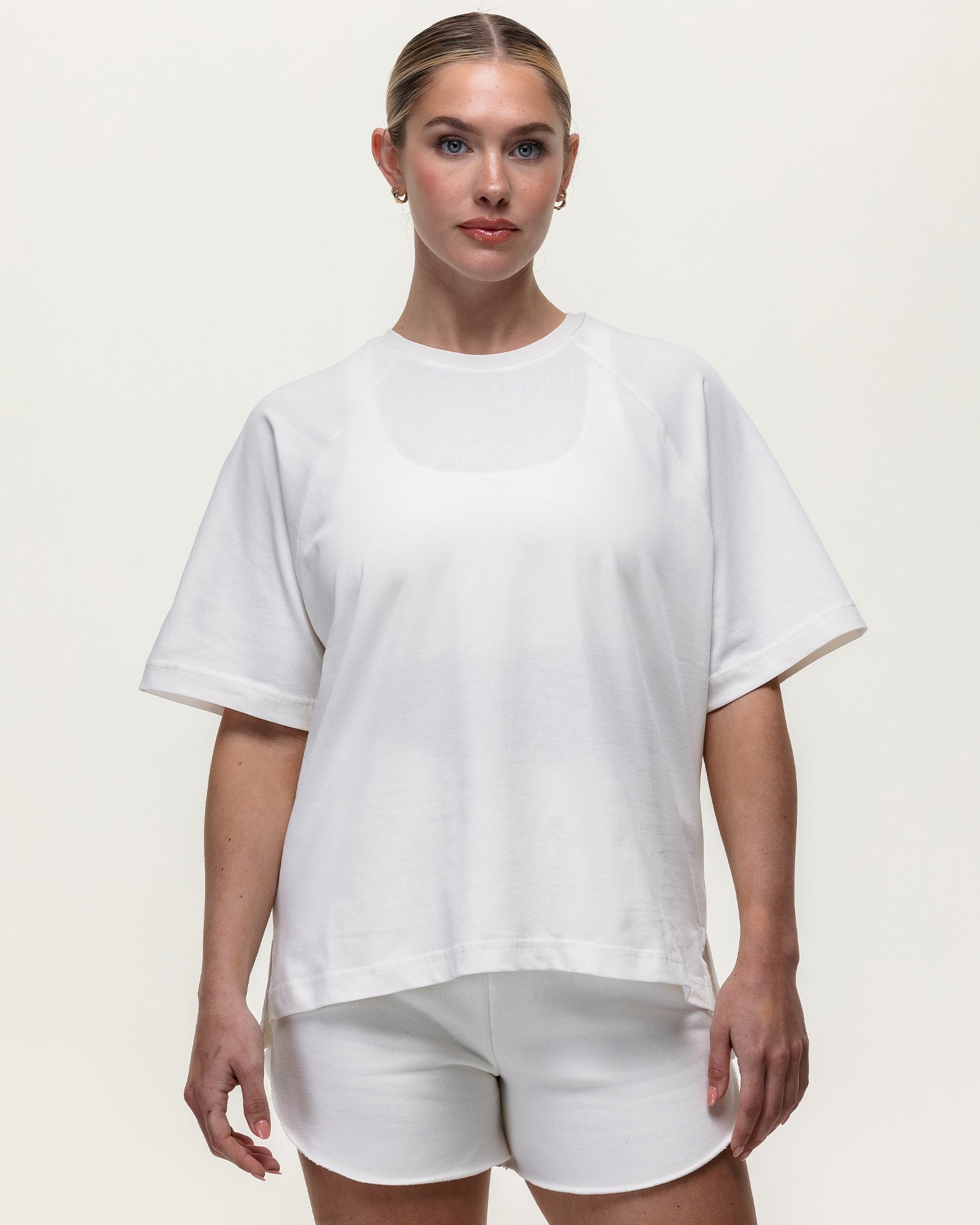 Laid Back Over Sized Tee - Vintage Stone