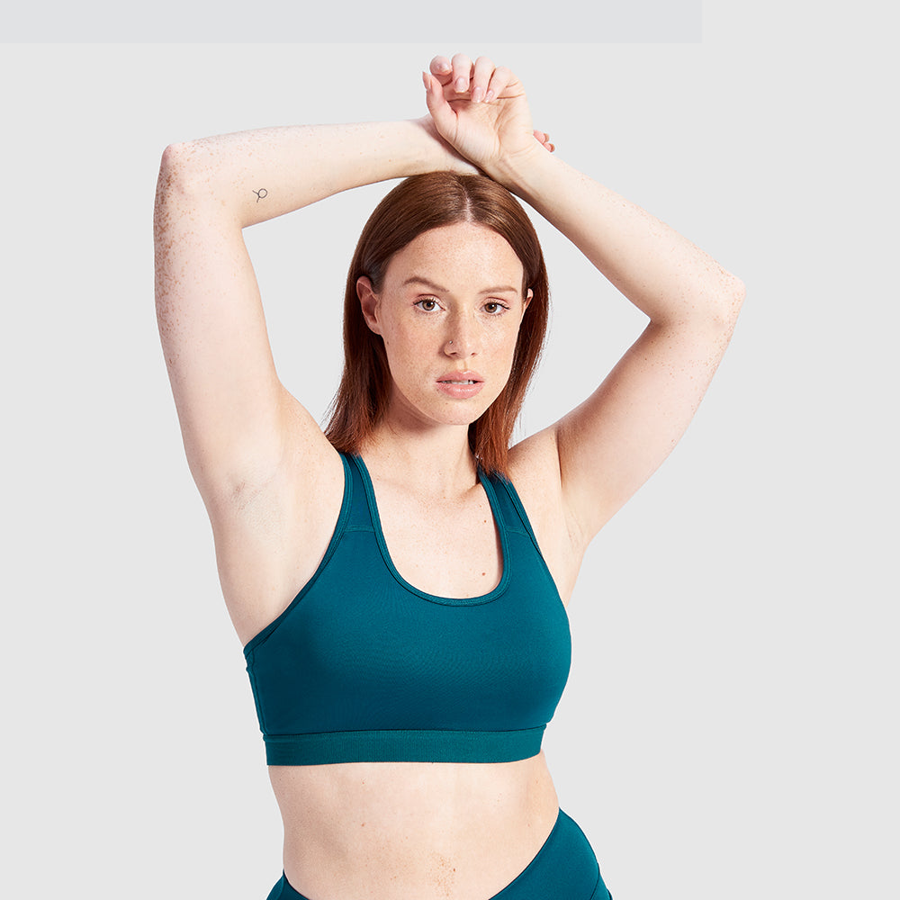Turquoise Motion Sports Bra