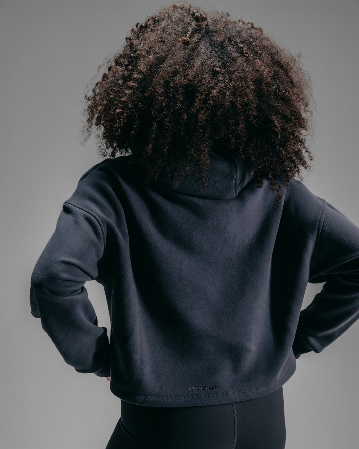 Ultimate Crop Hoodie - Black