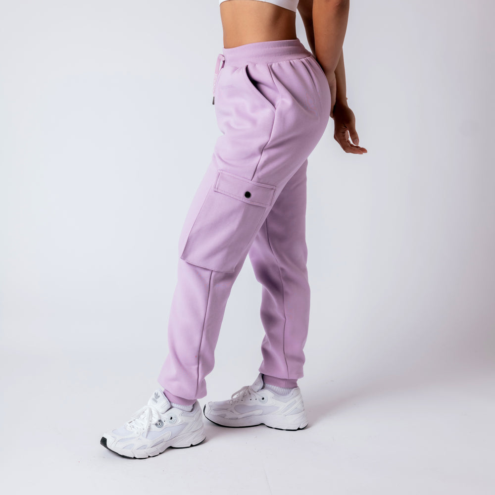 Cargo Joggers - Lilac Mist