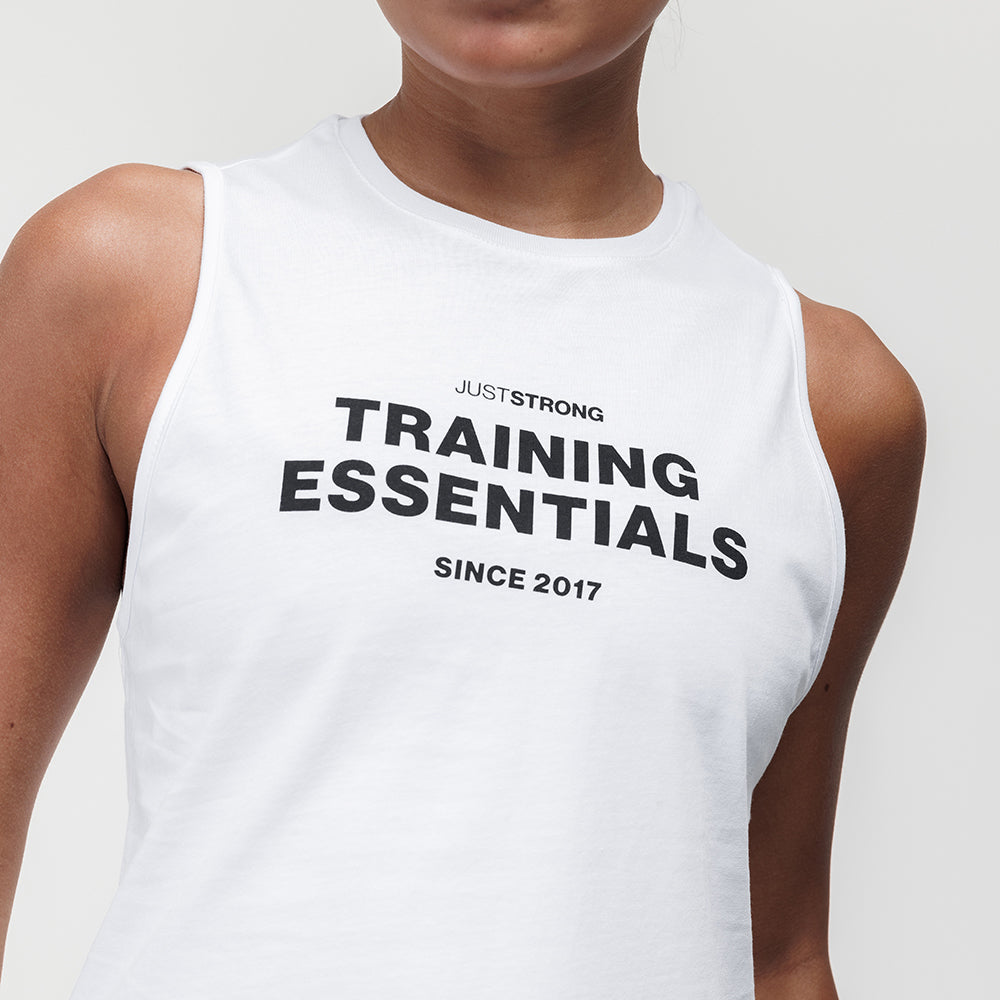 Motion Training Essentials Tank - Ivory White