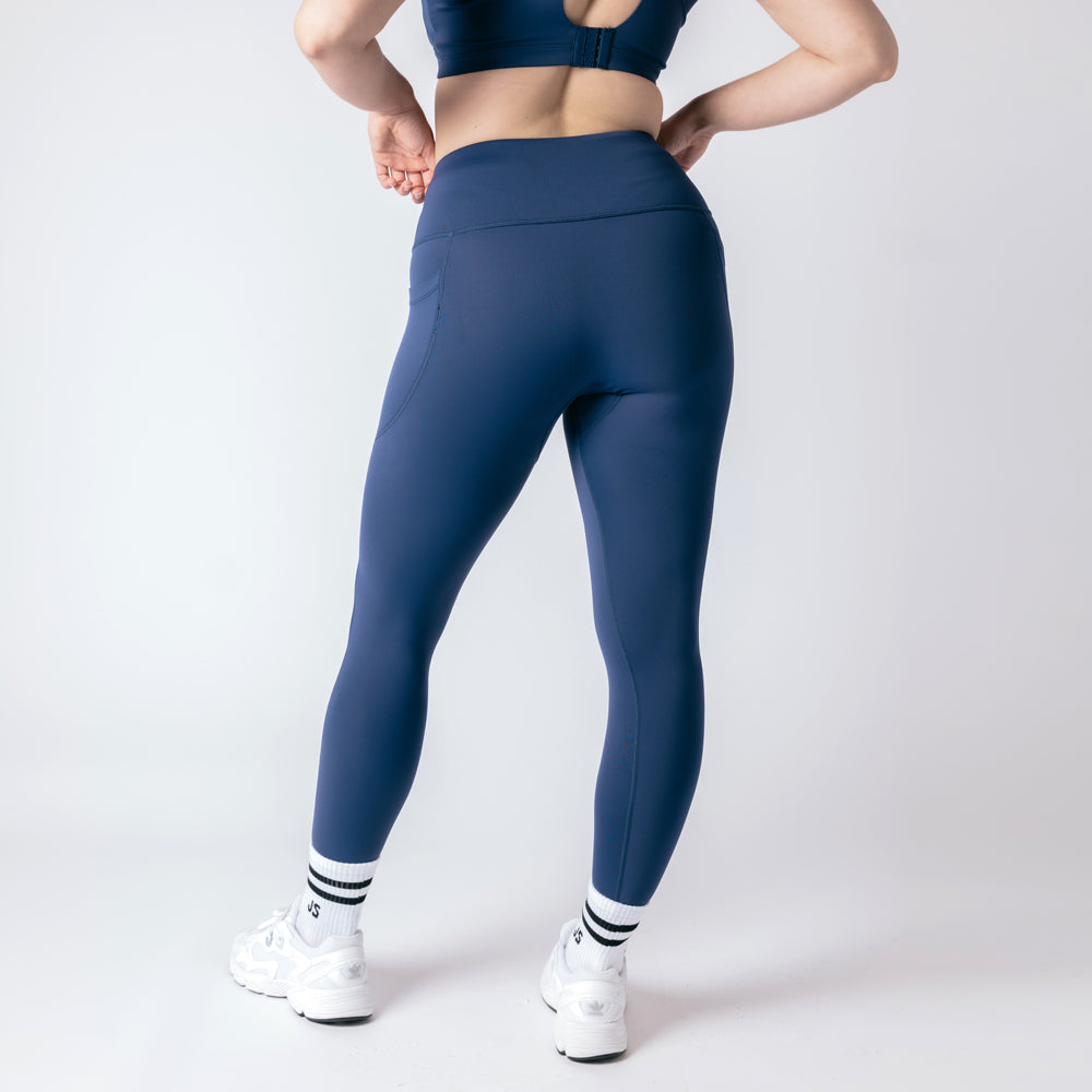 Second Skin High Rise Leggings - True Navy