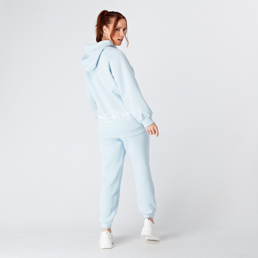 Light Blue Iris Boyfriend Hoodie